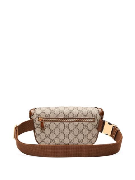 gucci logo belt bag white|gucci interlocking g belt bag.